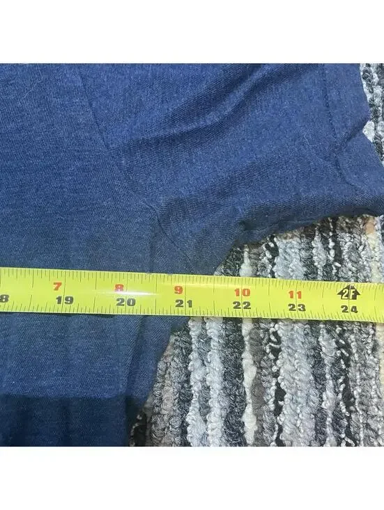 Travis Mathew Logo T Shirt Navy Short Sleeve Crew Neck Mens Size Large - Picture 5 of 6